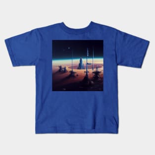 Interplanetary Spaceport Kids T-Shirt